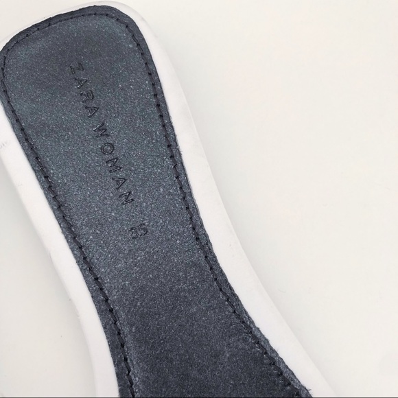 NWT Zara woven strap slide sandals size 5 - Picture 8 of 8